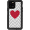 Chevron Heart iPhone 12 Pro Waterproof Case