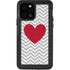 Chevron Heart iPhone 12 Pro Waterproof Case