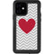 Chevron Heart iPhone 12 Waterproof Case