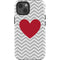 Chevron Heart iPhone 13 Impact Case