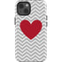Chevron Heart iPhone 13 Impact Case