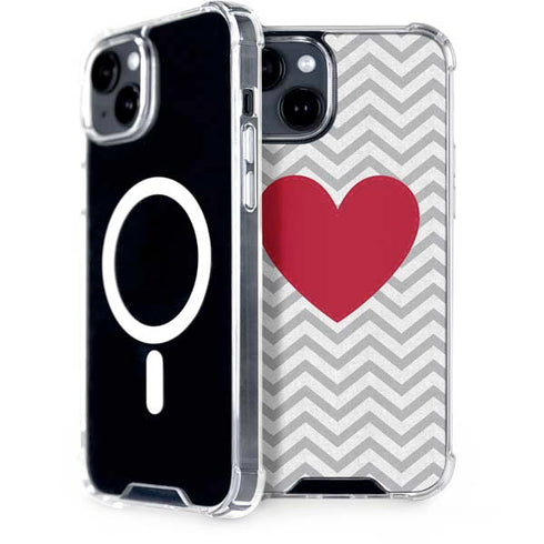 Chevron Heart iPhone 13 MagSafe Case