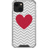 Chevron Heart iPhone 13 Mini Clear Case