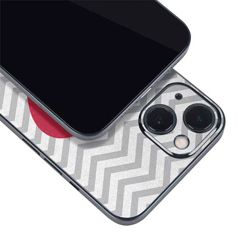 Chevron Heart iPhone 13 Mini Skin
