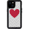 Chevron Heart iPhone 13 Mini Waterproof Case