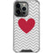 Chevron Heart iPhone 13 Pro Clear Case