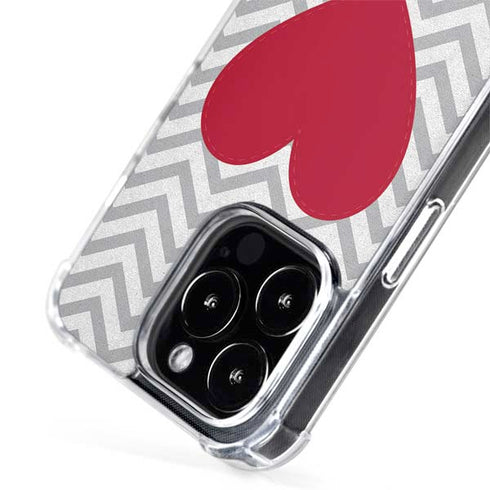 Chevron Heart iPhone 13 Pro MagSafe Case