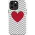 Chevron Heart iPhone 13 Pro Max Impact Case