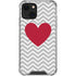 Chevron Heart iPhone 14 Plus Clear Case