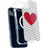 Chevron Heart iPhone 15 Plus MagSafe Case