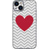 Chevron Heart iPhone 15 Plus Skin