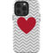 Chevron Heart iPhone 14 Pro Impact Case