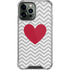 Chevron Heart iPhone 15 Pro Max Clear Case