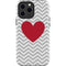 Chevron Heart iPhone 14 Pro Max Impact Case