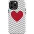 Chevron Heart iPhone 14 Pro Max Impact Case