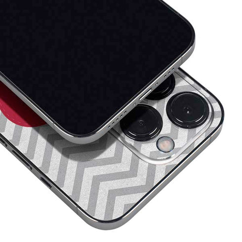 Chevron Heart iPhone 15 Pro Skin