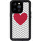 Chevron Heart iPhone 14 Pro Waterproof Case