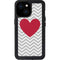 Chevron Heart iPhone 15 Waterproof Case