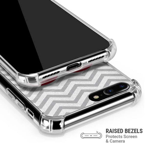 Chevron Heart iPhone 7/8 Plus Clear Case