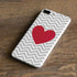 Chevron Heart iPhone 8 Plus Skin