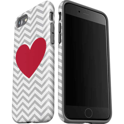 Chevron Heart iPhone SE (2nd & 3rd Gen) Pro Case