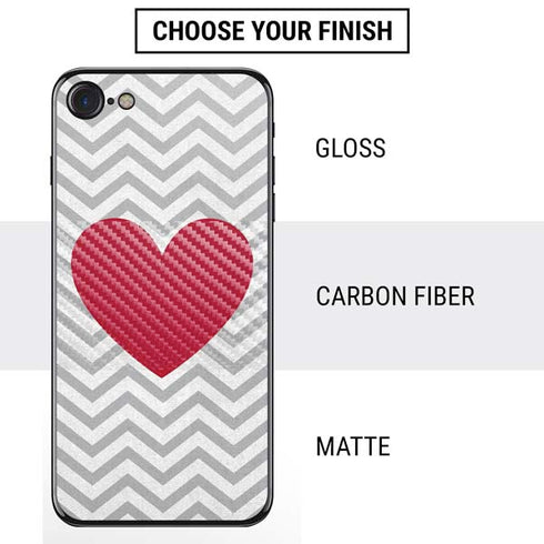 Chevron Heart iPhone SE (2nd & 3rd Gen) Skin