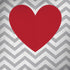 Chevron Heart iPhone X Pro Case