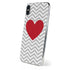 Chevron Heart iPhone X Skin