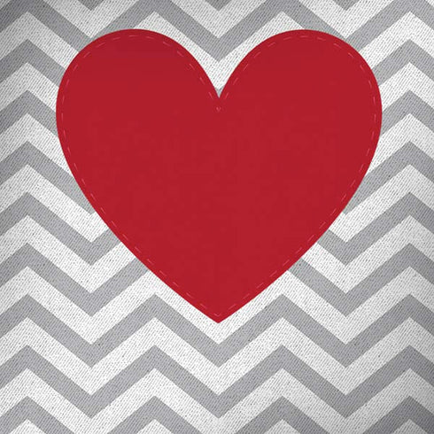 Chevron Heart iPhone X Skin
