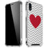 Chevron Heart iPhone XR Clear Case