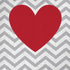 Chevron Heart iPhone XR Skin
