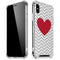 Chevron Heart iPhone XS Max Clear Case