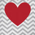 Chevron Heart iPhone XS Pro Case