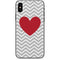 Chevron Heart iPhone XS Skin