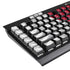 Chevron Heart K95 RGB PLATINUM Mechanical Gaming Keyboard Skin