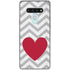 Chevron Heart LG Stylo 6 Clear Case