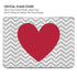 Chevron Heart MacBook Air 13in M1 (2021) Case plus Skin