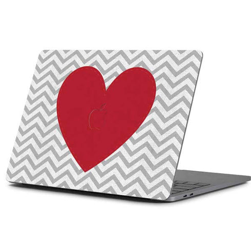 Chevron Heart Apple MacBook Pro 13-inch Skin