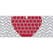 Chevron Heart Magic Keyboard Skin