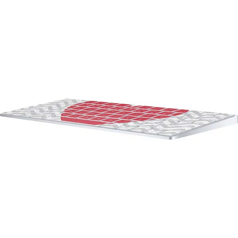 Chevron Heart Magic Keyboard Skin