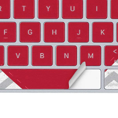 Chevron Heart Magic Keyboard Skin