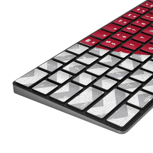 Chevron Heart Magic Keyboard with Numeric Keypad Skin