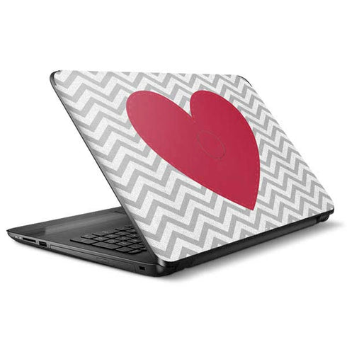 Chevron Heart HP Notebook Skin
