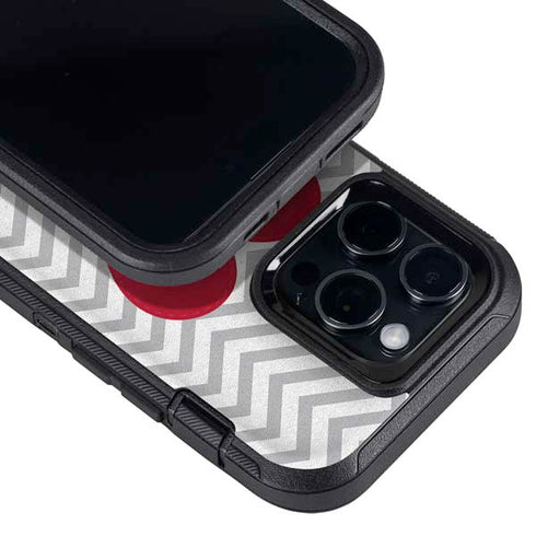 Chevron Heart Otterbox Defender iPhone Skin