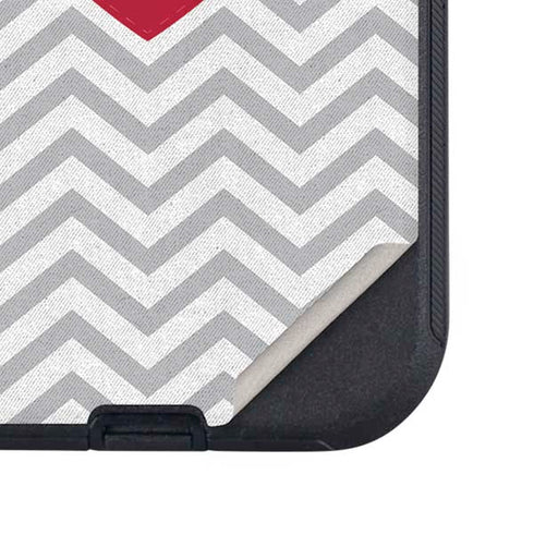 Chevron Heart Otterbox Defender iPhone Skin
