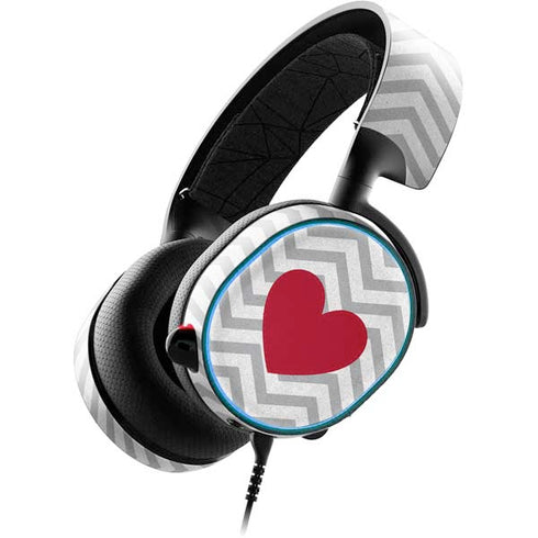 Chevron Heart SteelSeries Arctis 3 Skin