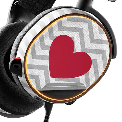 Chevron Heart SteelSeries Arctis 3 Skin