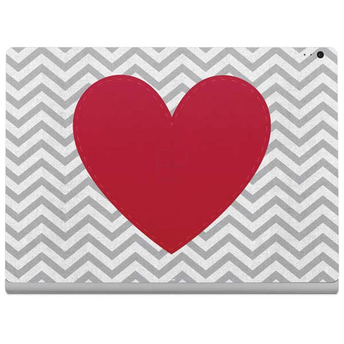 Chevron Heart Surface Book 2 15in Skin