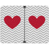 Chevron Heart Surface Duo Skin