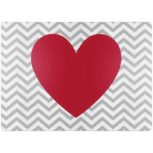 Chevron Heart Surface Laptop 4 15in Skin